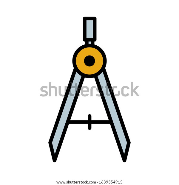 education compass icon vector design template\
in white background