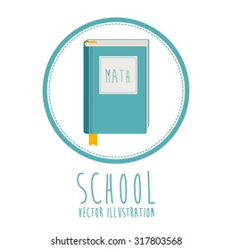 Education concept about back to school icons  design, vector illustration eps 10