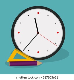 Education concept about back to school icons  design, vector illustration eps 10