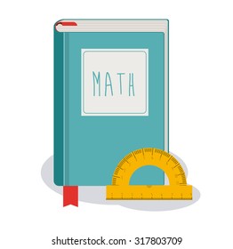 Education concept about back to school icons  design, vector illustration eps 10