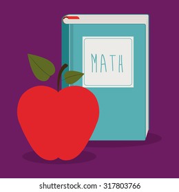 Education concept about back to school icons  design, vector illustration eps 10