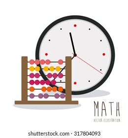 Education concept about back to school icons  design, vector illustration eps 10