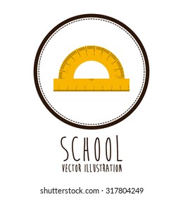 Education concept about back to school icons  design, vector illustration eps 10