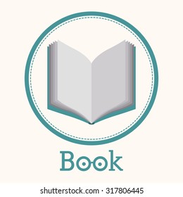 Education concept about the using of the ebooks, vector illustration eps 10