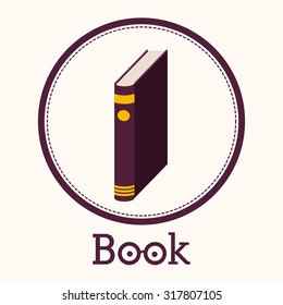 Education concept about the using of the ebooks, vector illustration eps 10
