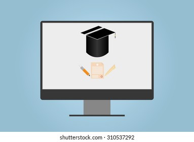 Education concept, Abstract vector collection. vector illustration