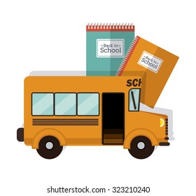 Education concept with back to school icons design, vector illustration eps 10