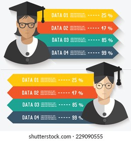 Education concept and banner for your text editable,clean vector