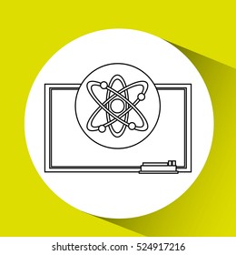 education concept blackboard physics vector illustration eps 10