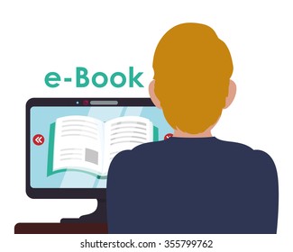 Education concept with books design, vector illustration 10 eps graphic.