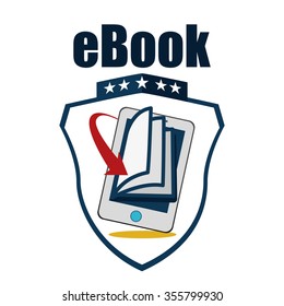 Education concept with books design, vector illustration 10 eps graphic.