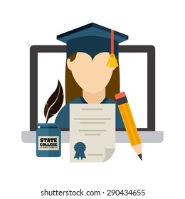 education concept design, vector illustration eps10 graphic 