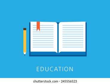 education concept flat icon