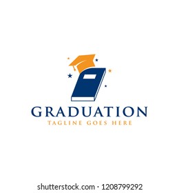 education concept with graduation hat cap icon vector template