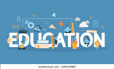 Education Concept Illustration. Idea Of Learning New.