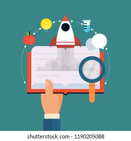 Education concept illustration vector. 