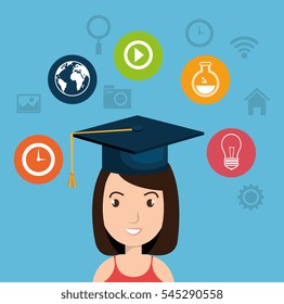 education concept isolated icon