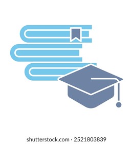 ícone da linha de conceito de formação educacional. Ilustração de elemento simples. design de símbolo de esboço de conceito de educação.