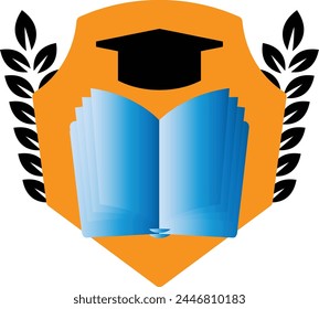 concepto de Educación con Vector de cartón eps 10