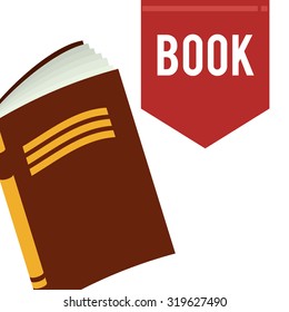Education concept  over flat background with books icons design, vector illustration 10 eps graphic.
