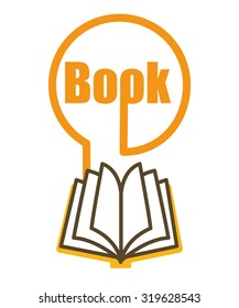 Education concept  over flat background with books icons design, vector illustration 10 eps graphic.