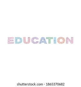 concepto de educación. símbolos de educación y formación
