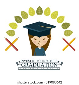 Education concept with University design, vector illustration eps 10