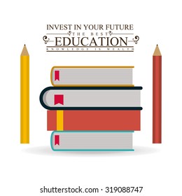 Education concept with University design, vector illustration eps 10