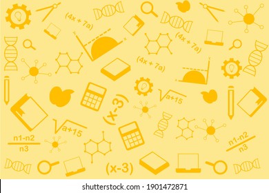 Education concept vector background, suitable for presentation, banner, poster, etc