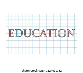 education concept- vector illustration