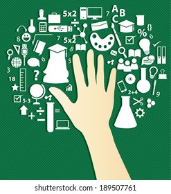 Education concept vector Illustration