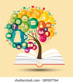 Education concept vector Illustration