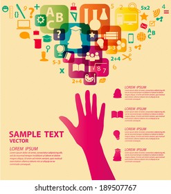 Education concept vector Illustration