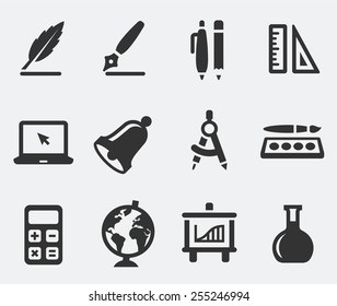 Education Curriculum  on Pale Background