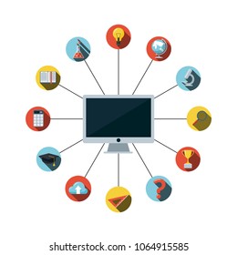 Education design concept vector illustration