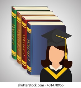 Education design. learning icon. isolated illustration , vector