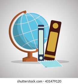 Education design. learning icon. isolated illustration , vector