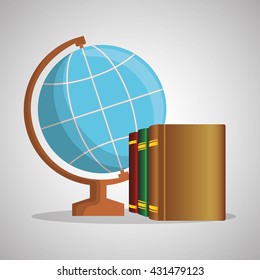 Education design. learning icon. isolated illustration , vector