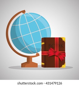 Education design. learning icon. isolated illustration , vector