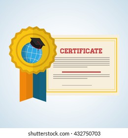 Education design. learning icon. isolated illustration , vector