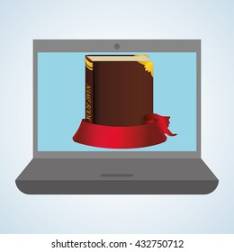 Education design. learning icon. isolated illustration , vector