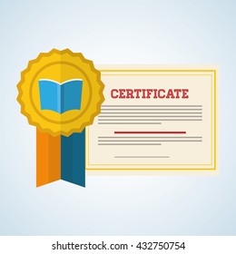 Education design. learning icon. isolated illustration , vector