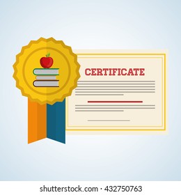 Education design. learning icon. isolated illustration , vector