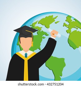 Education design. learning icon. isolated illustration , vector