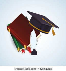Education design. learning icon. isolated illustration , vector