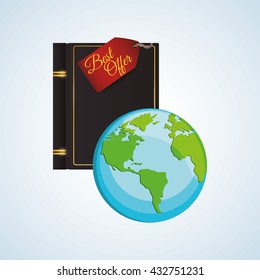 Education design. learning icon. isolated illustration , vector