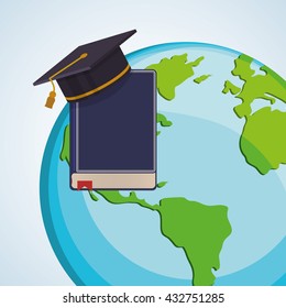 Education design. learning icon. isolated illustration , vector