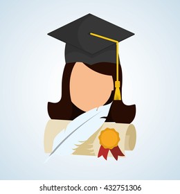 Education design. learning icon. isolated illustration , vector
