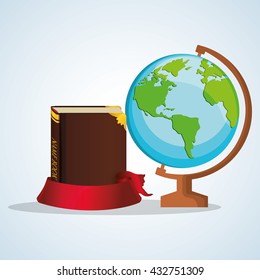 Education design. learning icon. isolated illustration , vector