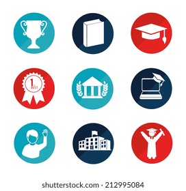 Education design over white background, vector illustration